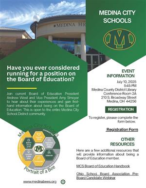 Board of Education Meet & Greet Information Flyer